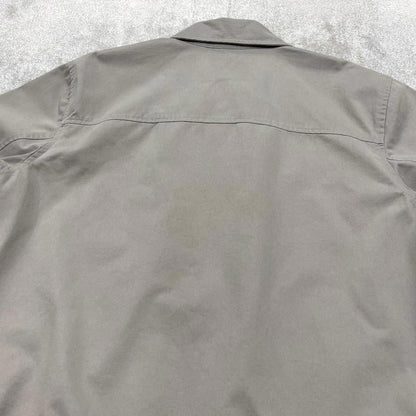 Y2K Quiksilver Harrington bomber jacket grey Embroidered surf style coat full zip up