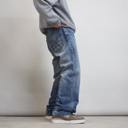 Blue Rocawear jeans W36 L35 loose denim y2k embroidered design jeans