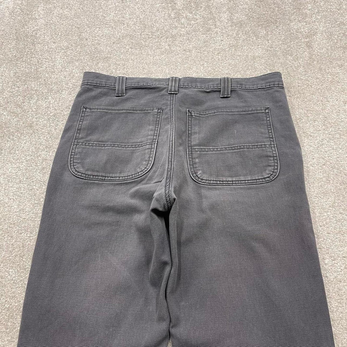 Y2K Carhartt jeans straight fit grey Slim skate style workwear pants