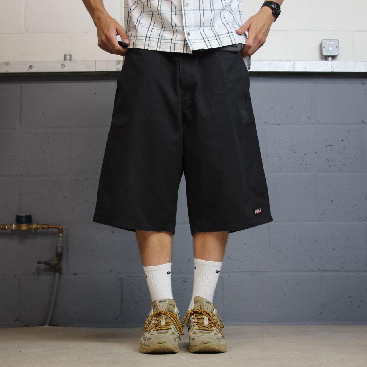 Dickies carpenter shorts loose leg black Twill chino skater style shorts loose cargo