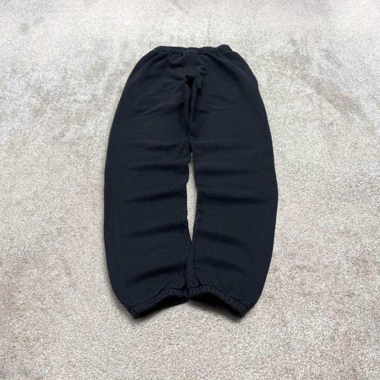 Y2k Champion sweatpants joggers Small cuffed black Straight fit embroidered tracksuit bottoms