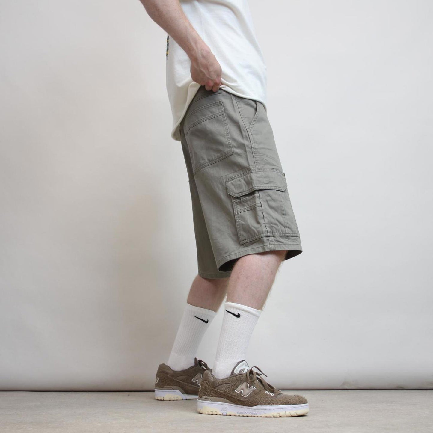 Mens Baggy Wrangler Cargo Shorts W34