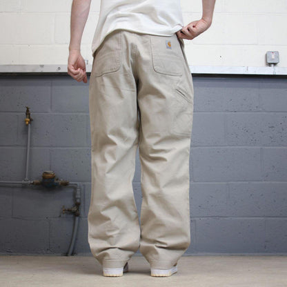 Beige Carhartt carpenter pants W36L32 relaxed fit 90s skater style cargos