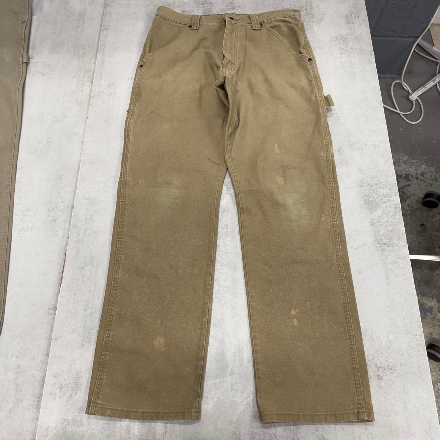 Men’s Wrangler Carpenter jeans W30 L30 beige skater cargos