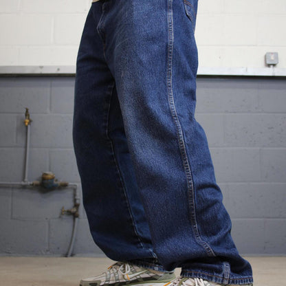Baggy Dickies jeans W40L30 loose blue denim 90s skater style workwear jeans