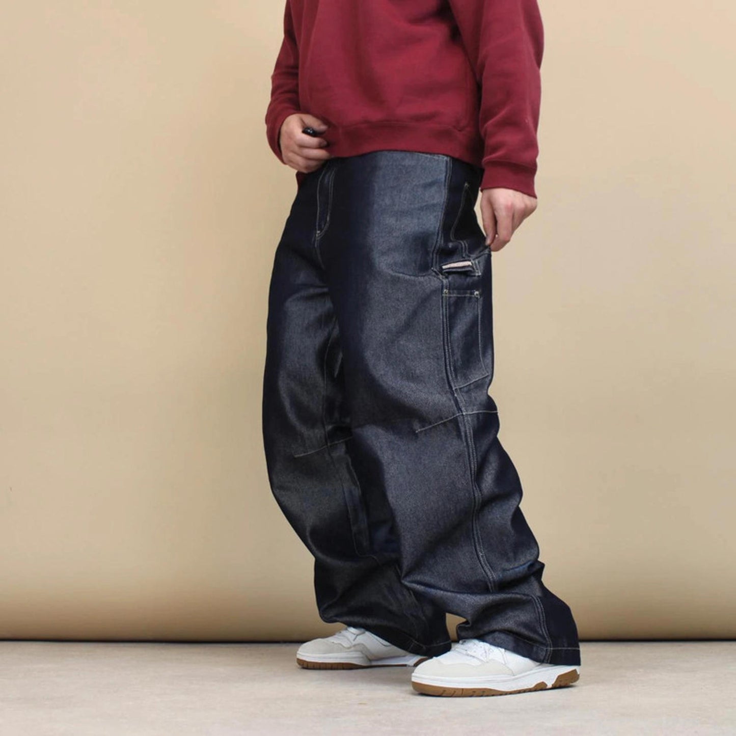 Rocawear baggy skate jeans W36L32 loose denim skater cargos embroidered logo