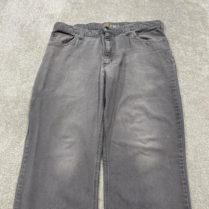 Carhartt cargo pants relaxed fit grey Loose skate style carpenter work pants