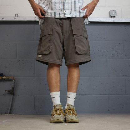 Y2K convertible Colombia hiking trousers / shorts technical khaki Floaty lightweight outdoors