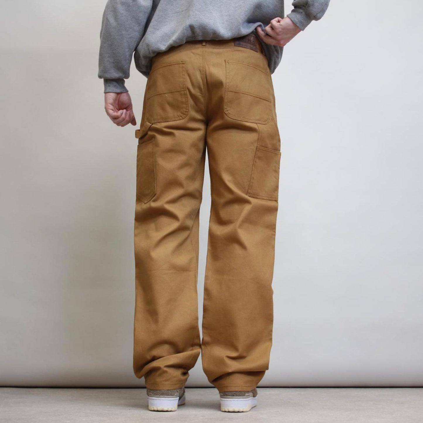 HMS carpenter jeans W34L32 tan loose skater style cargos