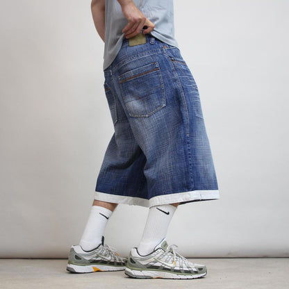 Mens Baggy Source Jeans shorts W36