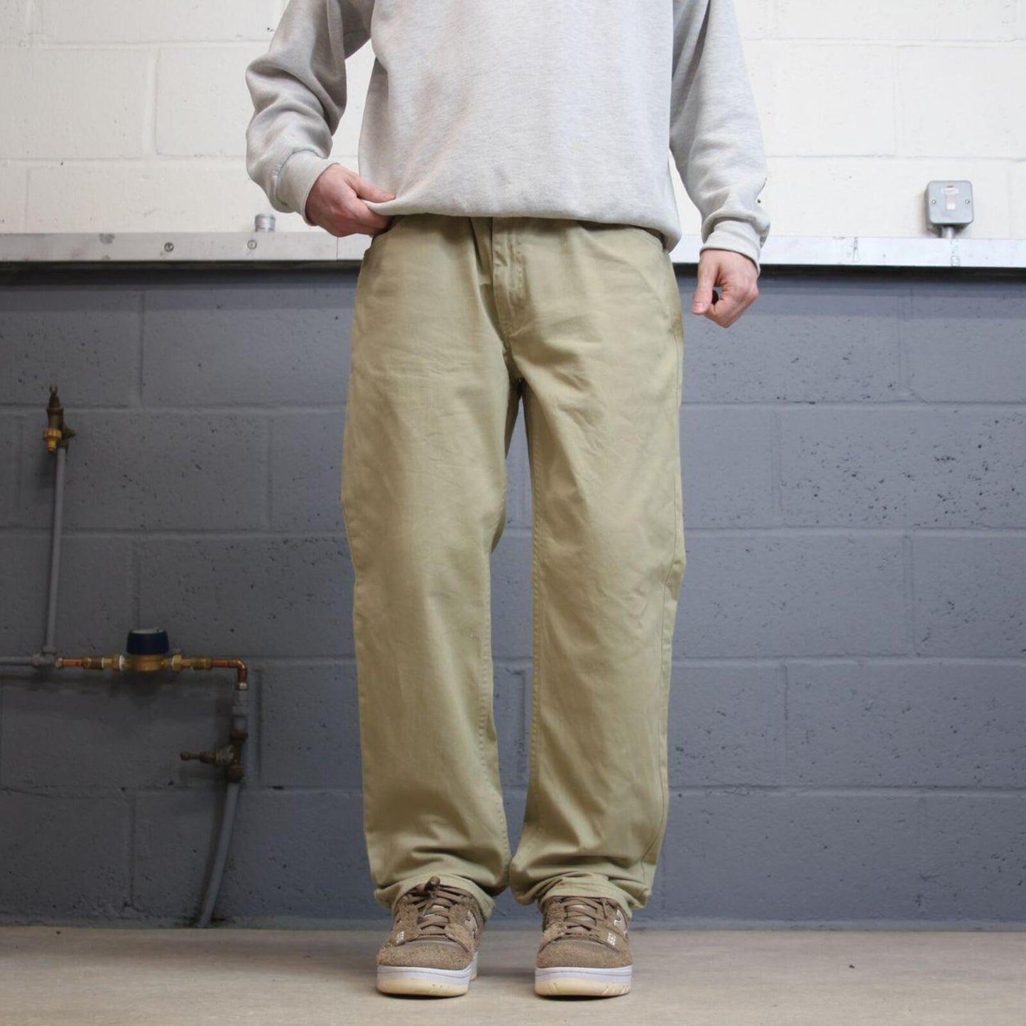 Dickies Y2K pants W36L30 straight leg khaki beige