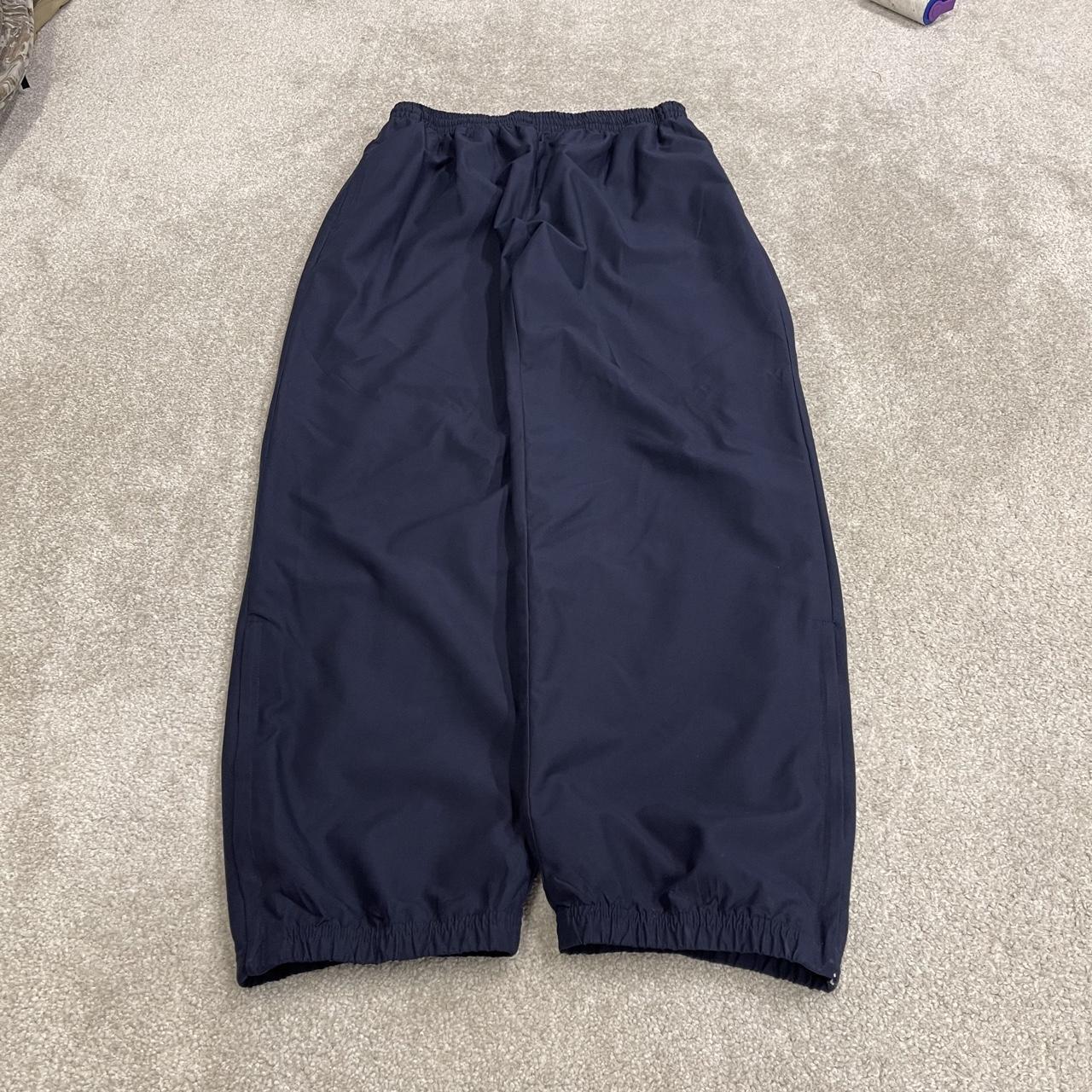 Champion vintage baggy tracksuit bottoms navy