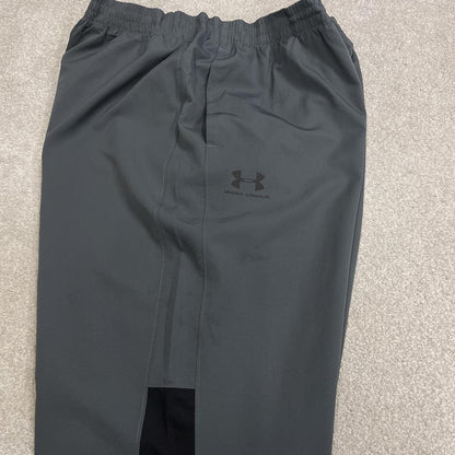 Y2K Under Armour tracksuit bottoms grey Loose lightweight floaty track pants