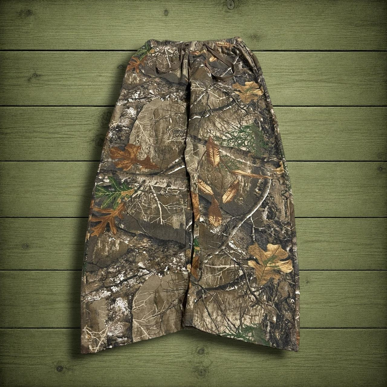 Realtree baggy camo lightweight pants y2k loose khaki Magellan soft floaty pyjama style pants