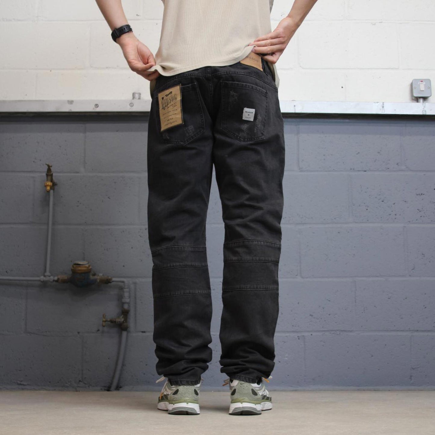 Black Denim Reason jeans W36L34