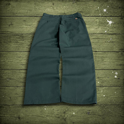 Dickies 874 work pants y2k green Original fit loose chino skater style trousers