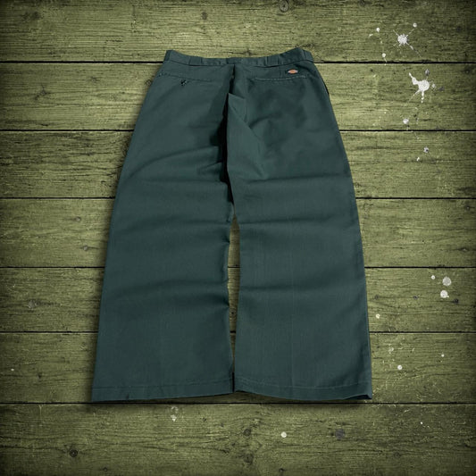 Dickies 874 work pants y2k green Original fit loose chino skater style trousers