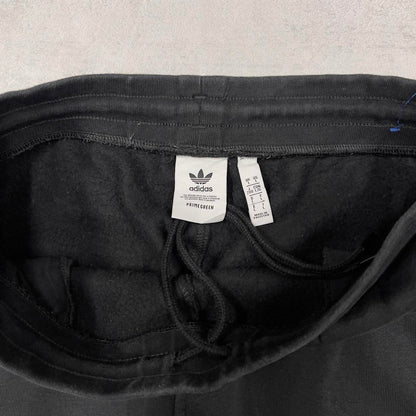 Y2k black Adidas joggers L loose casual sweatpants embroidered logo