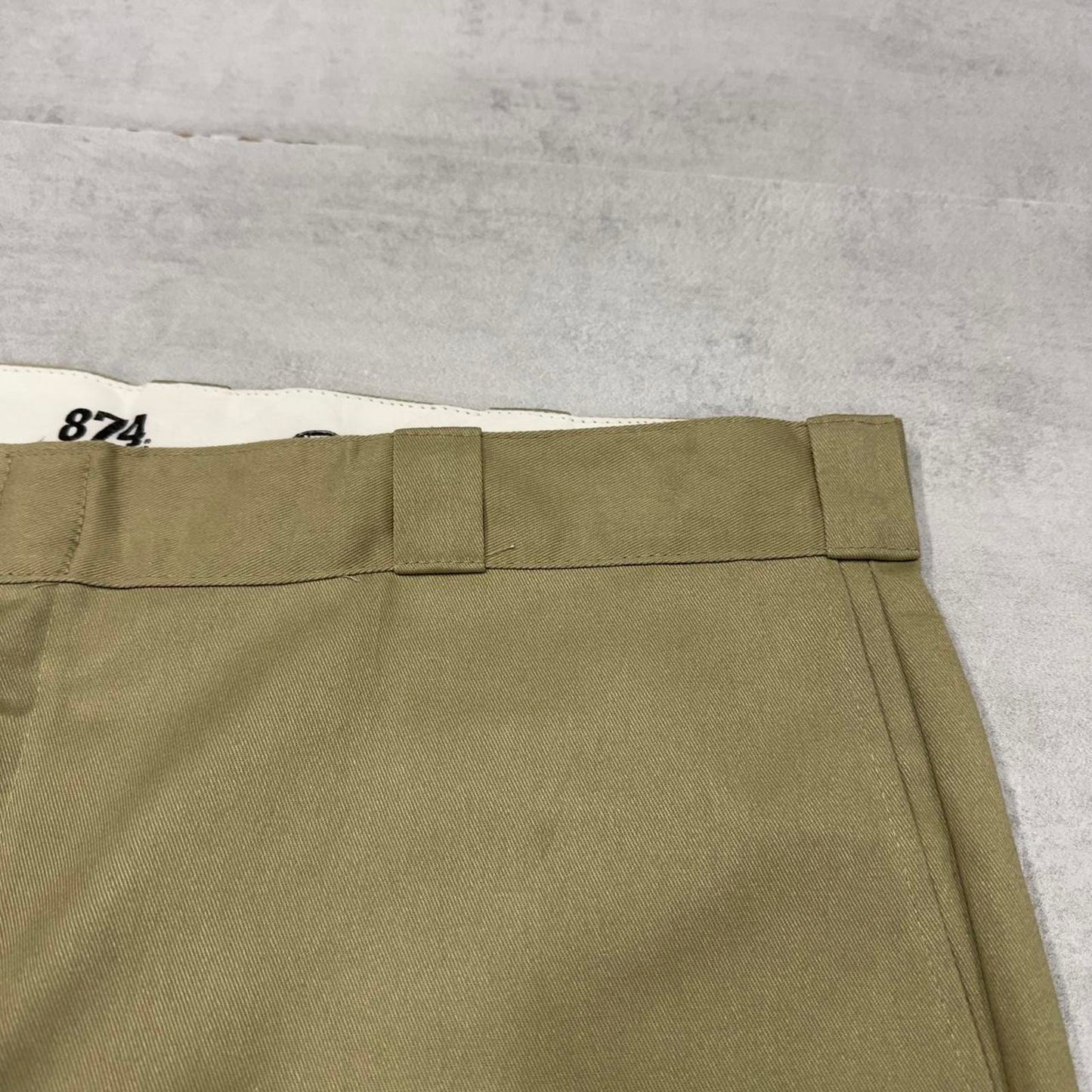 Beige Dickies 874 pants W42L30 twill chino style skater pants