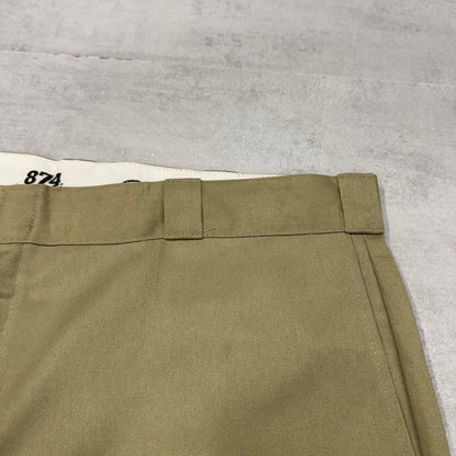 Beige Dickies 874 pants W42L30 twill chino style skater pants