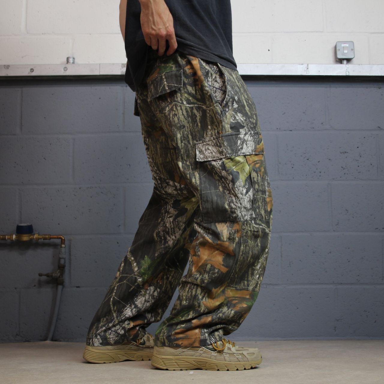 Baggy camo cargo pants y2k utility khaki Redhead camouflage hunting wide leg cargos