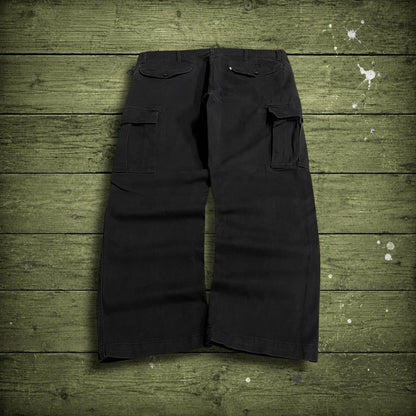 Levi’s cargo pants straight leg y2k W36L30 black Chino style skate work trousers