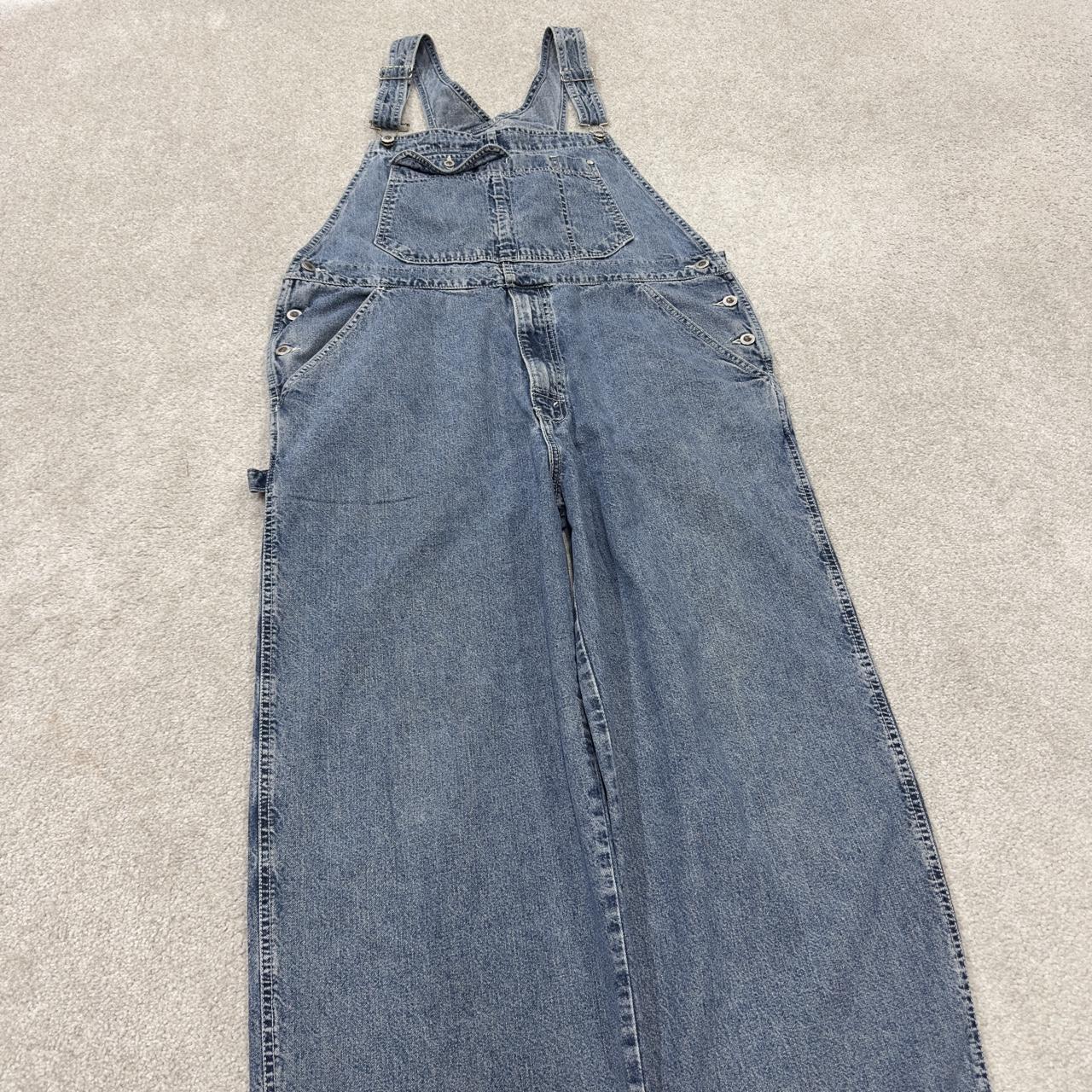 Vintage Levi’s baggy Silvertab dungarees 00s denim overalls blue