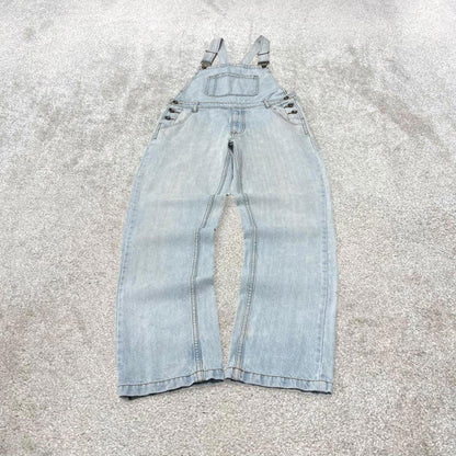 00s BDG denim dungarees overalls W31L32 blue mens denim y2k style bib & brace workwear