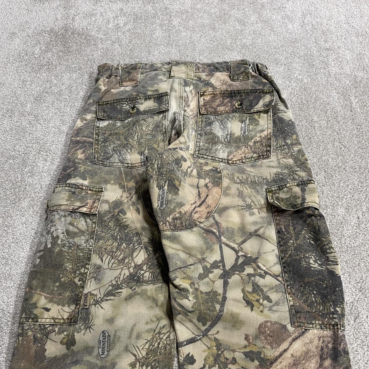 Vintage camo cargo pants y2k utility khaki King’s Realtree camouflage hunting cargos