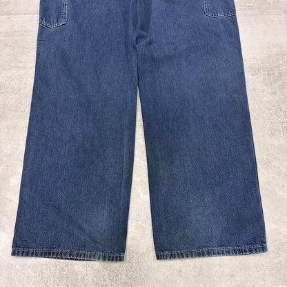 Vintage baggy Carhartt carpenter jeans W38L34 90s style wide leg denim