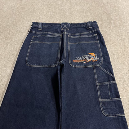 Southpole extra baggy carpenter jeans y2k W40L33 navy blue