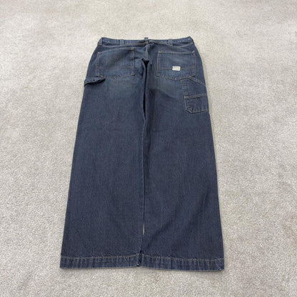 Baggy Levi’s carpenter jeans Y2K blue denim Levi’s loose leg 2000s style cargo pants