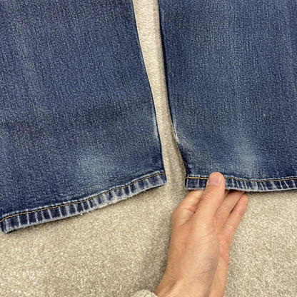 Y2k Levi's 505 jeans straight leg blue Casual denim pants red tab logo