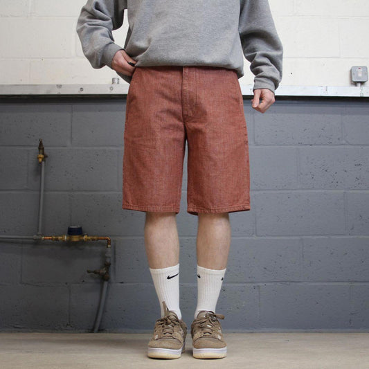 Y2k Levi's chino shorts skate style pink Loose leg summer festival shorts
