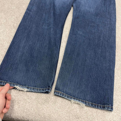 Vintage Y2K Levi’s 505 jeans blue Straight leg 00s style denim pants red tab logo