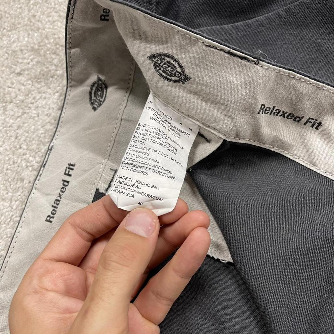 Dickies extra baggy cargo shorts chino grey Skater / surf style shorts long wide leg festival