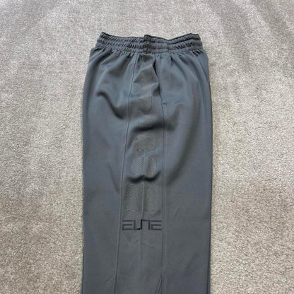 Grey loose Nike joggers Small y2k style Dri-Fit sweatpants Swoosh logo track pants