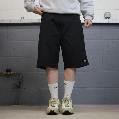 Dickies carpenter shorts long leg black Twill chino skater style shorts loose long leg