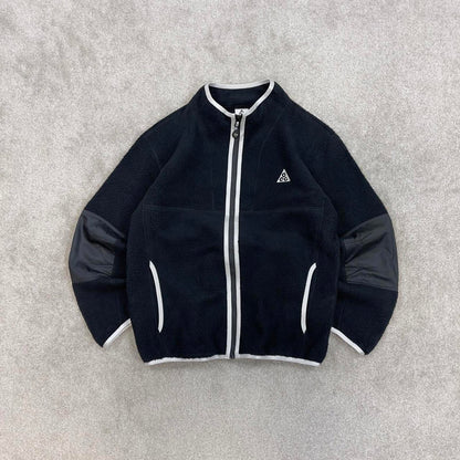 Black Nike ACG full zip technical fleece youth XL embroidered ACG logo autumn y2k style
