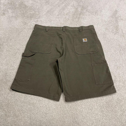 Carhartt baggy cargo shorts carpenter green Relaxed fit canvas skater style work shorts