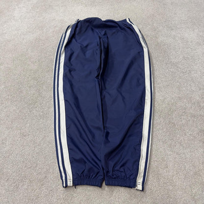 Vintage Y2K baggy Adidas team tracksuit bottoms navy XL Embroidered logo