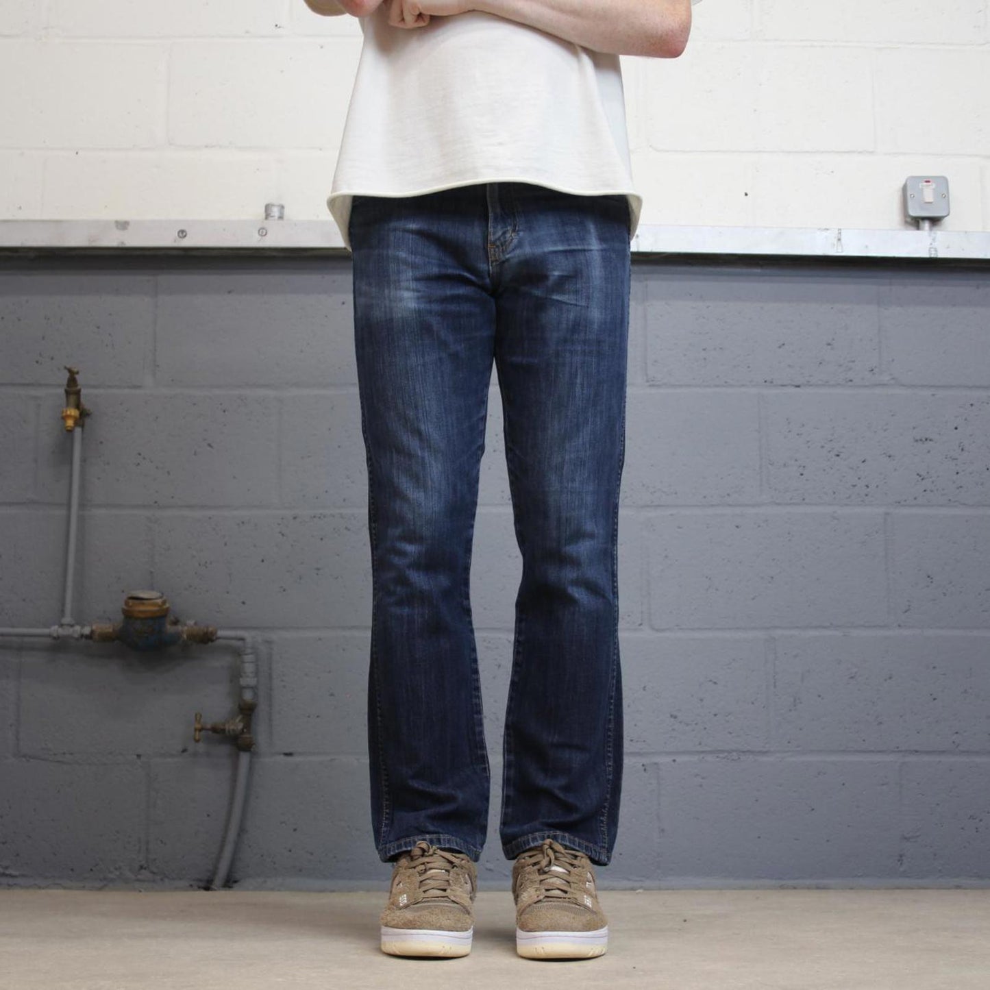 Vintage Wrangler jeans W30L30 mens blue 5 pocket straight leg denim jeans