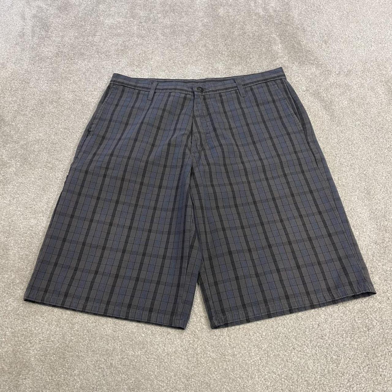 Dickies checkered chino shorts carpenter grey Chino skater / surf check shorts loose fit