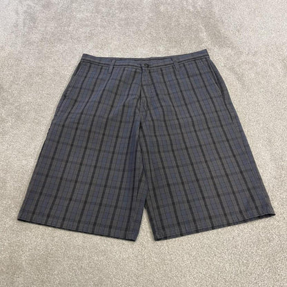 Dickies checkered chino shorts carpenter grey Chino skater / surf check shorts loose fit