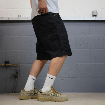 Ariat carpenter shorts loose canvas black Low rise Rebar workwear cargo jorts