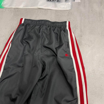 Starter tracksuit bottoms boys XL grey Loose y2k shell suit trackies