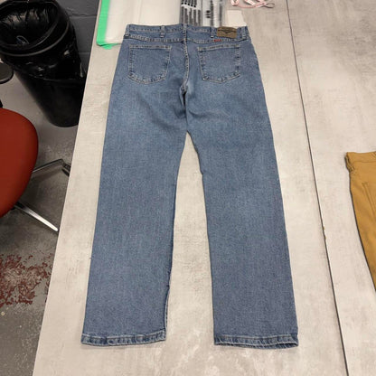 Blue Wrangler jeans W36L32 straight leg denim skater pants
