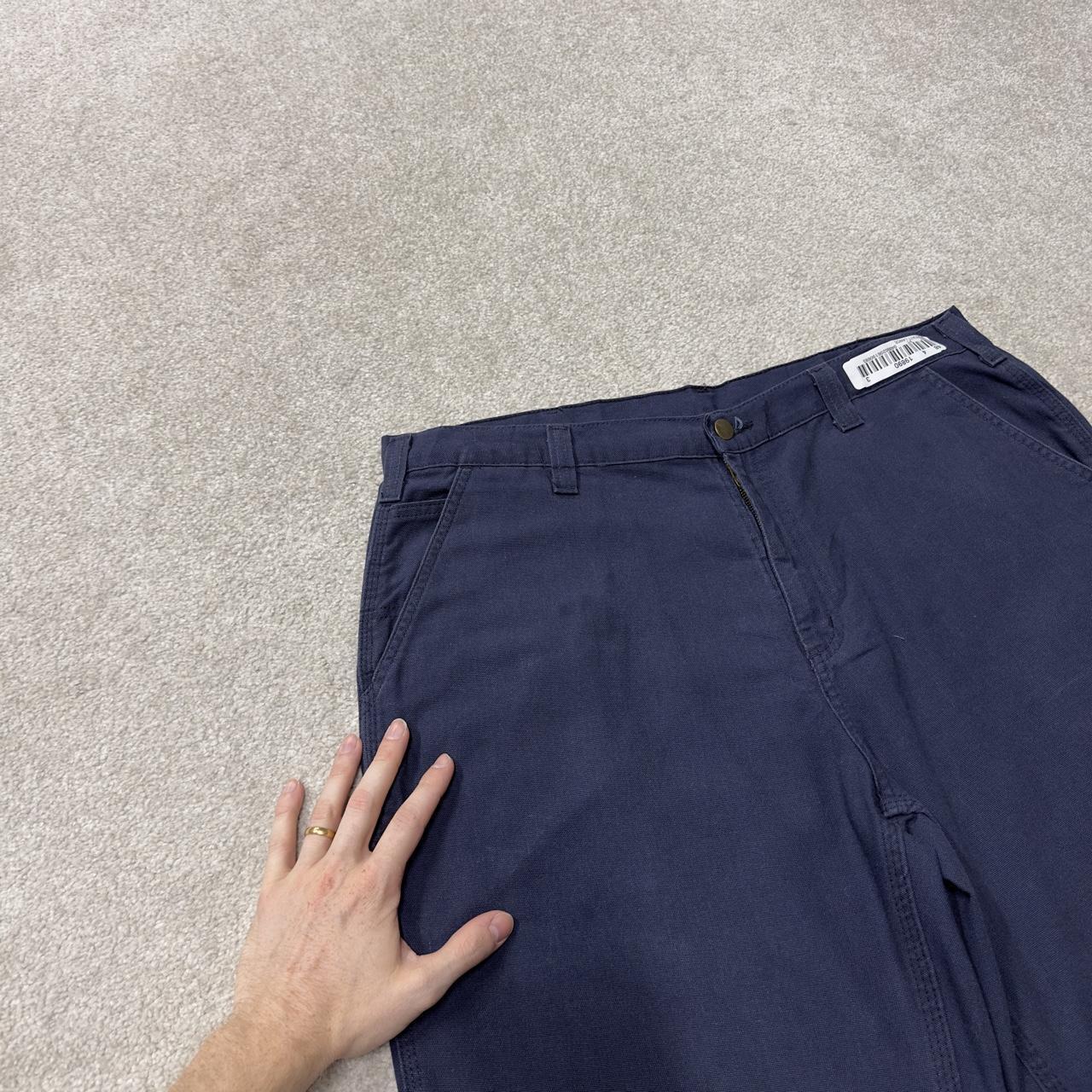 Carhartt carpenter pants y2k navy Loose dungaree fit skater style workwear trousers