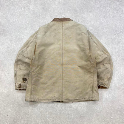 Vintage Carhartt jacket arctic chore coat XL distressed canvas American winter workwear streetwear