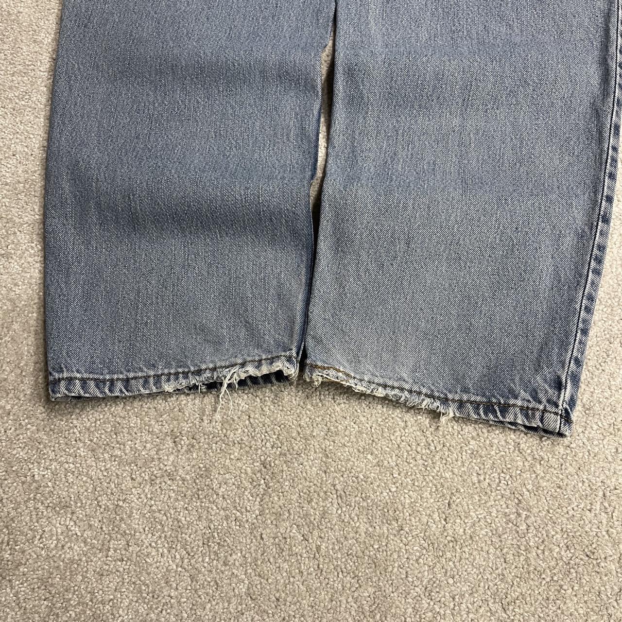 Levi's 560 baggy jeans y2k blue Wide leg comfort fit denim pants red tab logo
